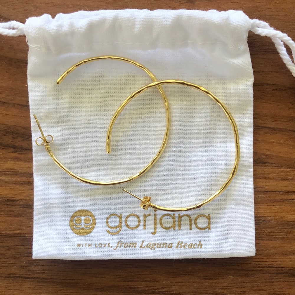 Gorjana Taner Hoops in Gold
